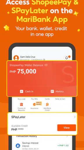 MariBank PH (SeaBank) screenshot