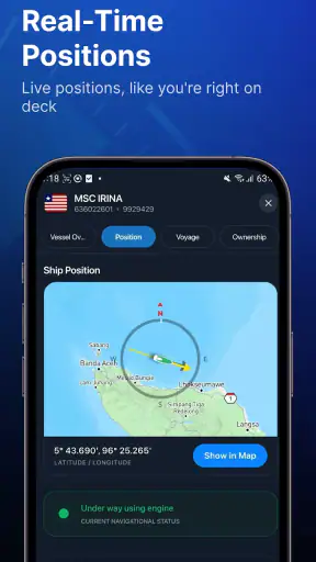 MarineRadar: Vessel Tracker screenshot