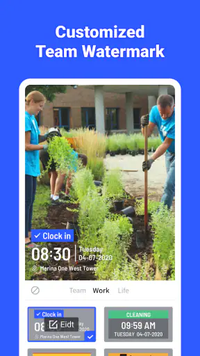 Marki: timestamp & GPS camera screenshot