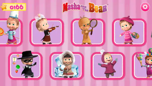 Masha and the Bear Mini Games screenshot