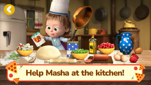 Masha and the Bear Pizza Maker screenshot