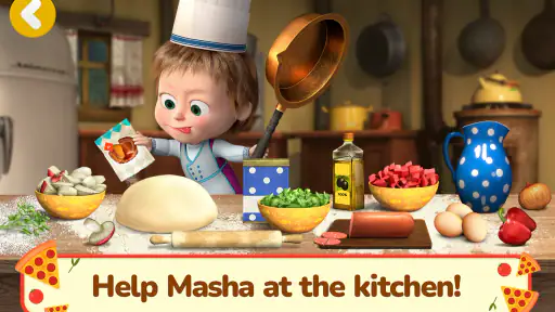 Masha and the Bear Pizza Maker screenshot
