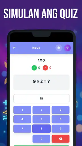 Math Quiz Pro - Laro ng Isip screenshot