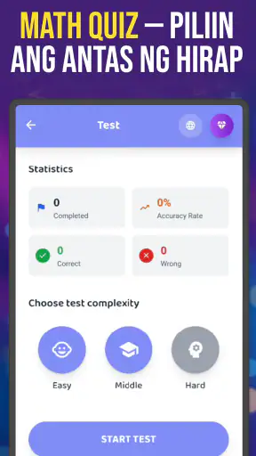 Math Quiz Pro - Laro ng Isip screenshot