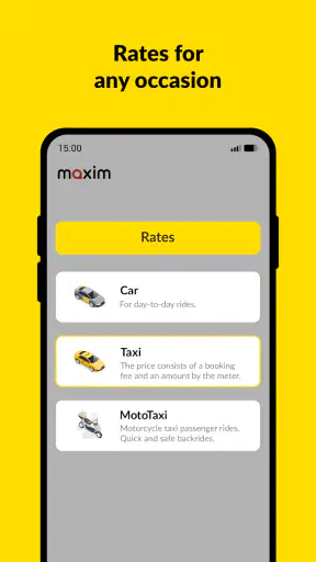 maxim — rides & food delivery screenshot