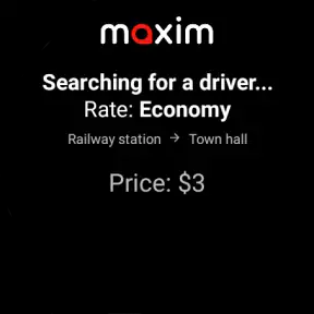 maxim — rides & food delivery screenshot