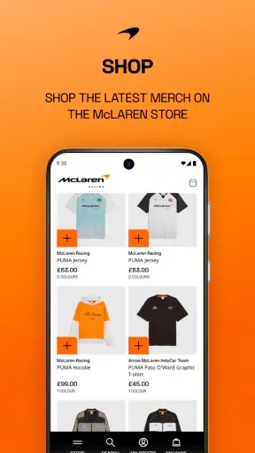 McLaren Racing screenshot