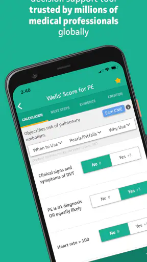 MDCalc Medical Calculator screenshot
