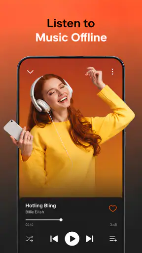 Melodic: Offline Music Player screenshot