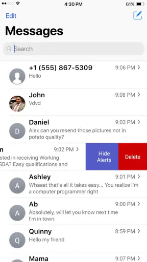 MeMi Message SMS & AI Bot Chat screenshot