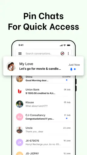 Messages: SMS, Messenger Home screenshot