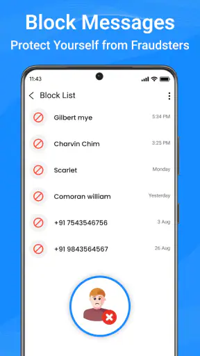 Messages: Text SMS screenshot