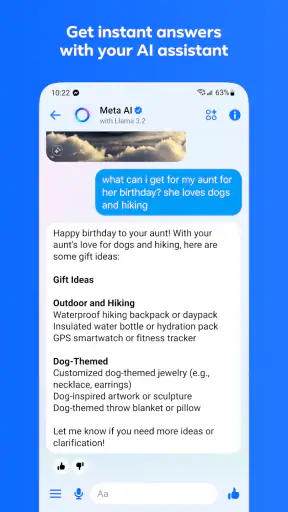 Messenger screenshot