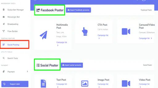 Messenger Bot App screenshot