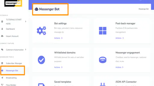 Messenger Bot App screenshot