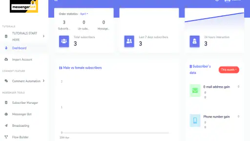 Messenger Bot App screenshot