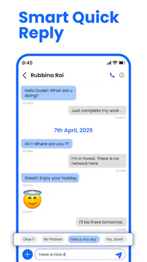 Messenger: SMS Home Launcher screenshot