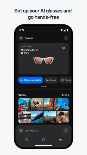 Meta AI - Vibes & AI Glasses screenshot