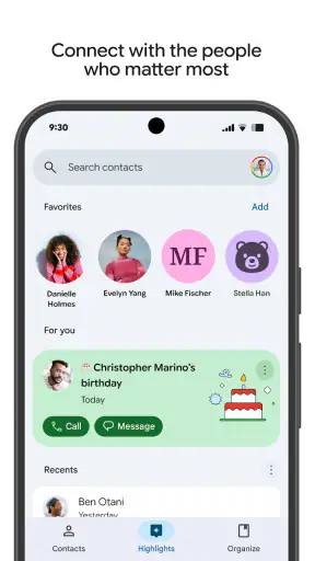 Mga Contact screenshot