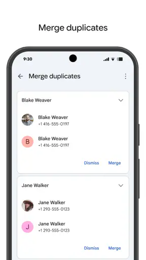 Mga Contact screenshot