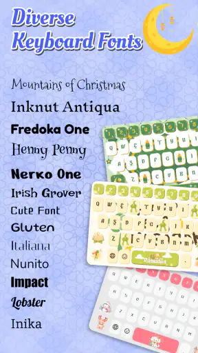Mga Emoji Font DIY Keyboard screenshot