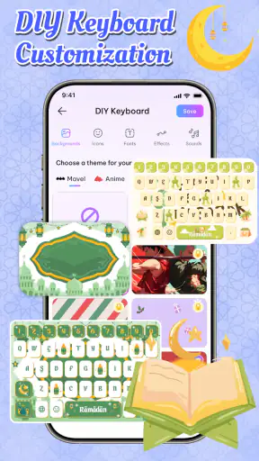 Mga Emoji Font DIY Keyboard screenshot