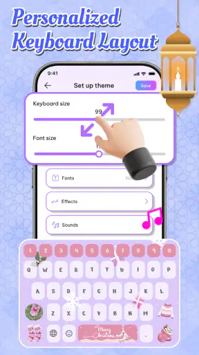 Mga Emoji Font DIY Keyboard screenshot