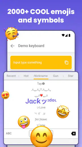 Mga Font Keyboard -Mga Font Aa screenshot
