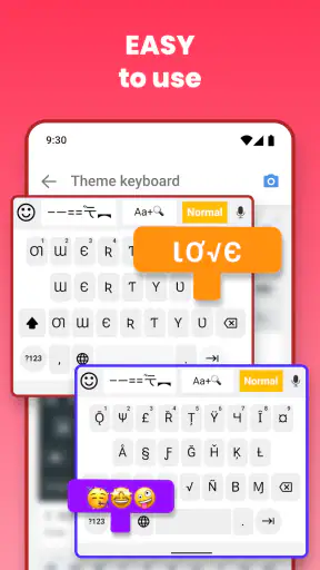 Mga Font Keyboard -Mga Font Aa screenshot