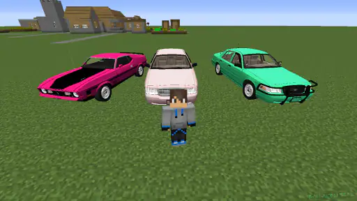 Mga Kotse para sa Minecraft PE screenshot