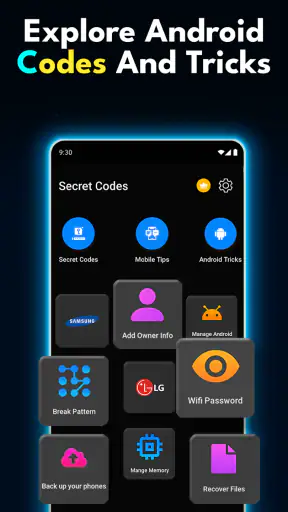 Mga Lihim na Code at Hack screenshot