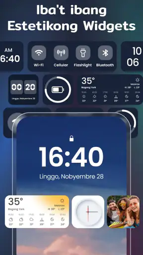 Mga Widget at Tema: iWidgets screenshot