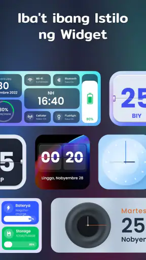 Mga Widget at Tema: iWidgets screenshot