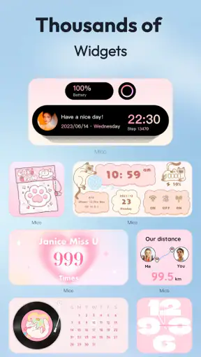Mico - Widget & Live Wallpaper screenshot