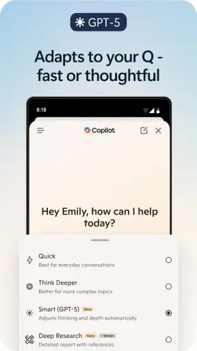 Microsoft Edge: AI browser screenshot