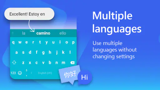 Microsoft SwiftKey näppäim. screenshot