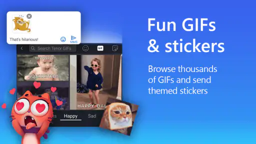 Microsoft SwiftKey näppäim. screenshot