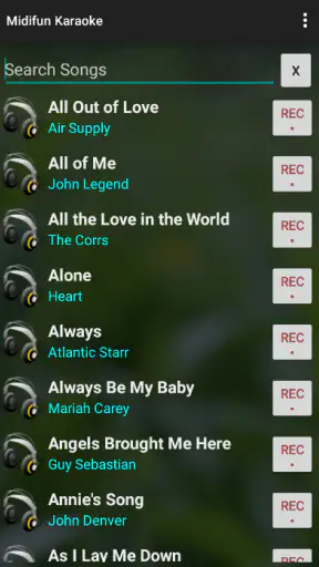 Midifun Karaoke screenshot