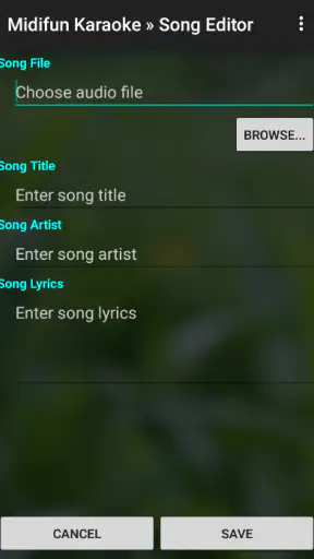 Midifun Karaoke screenshot