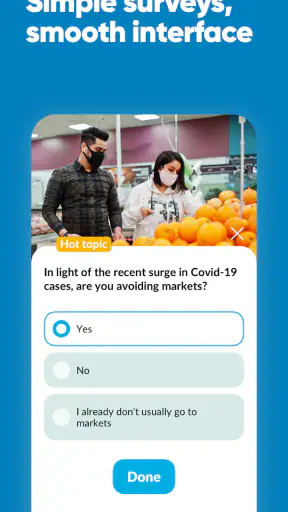 Milieu Surveys screenshot