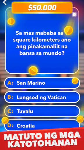 Milyonaryo - Quiz sa Filipino screenshot