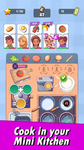 Mini Kitchen Chef: Cooking Sim screenshot