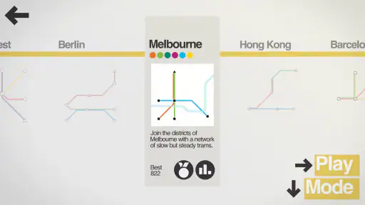 Mini Metro screenshot