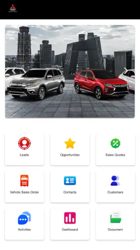 Mitsubishi Lead Management App screenshot