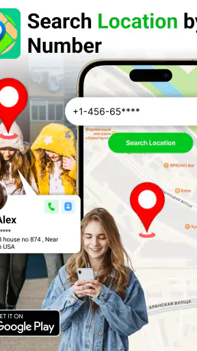 Mobile Number Location Tracker screenshot