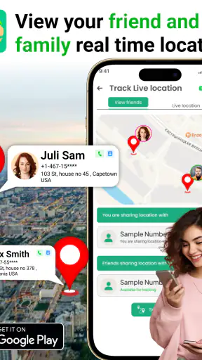 Mobile Number Location Tracker screenshot