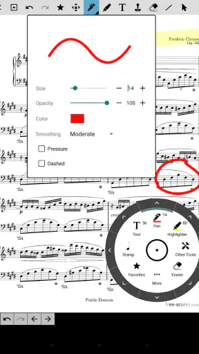 MobileSheets screenshot