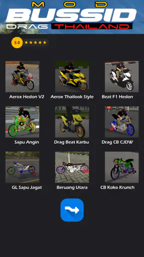 Mod Bussid Drag Thailand screenshot
