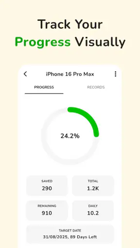 Money Saver - Savings Goal screenshot