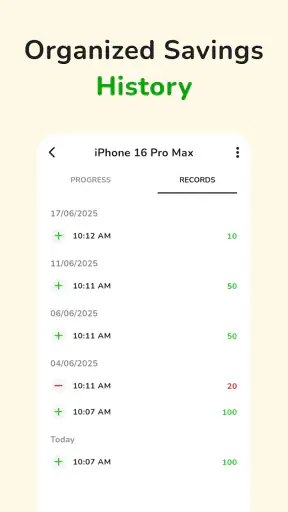 Money Saver - Savings Goal screenshot